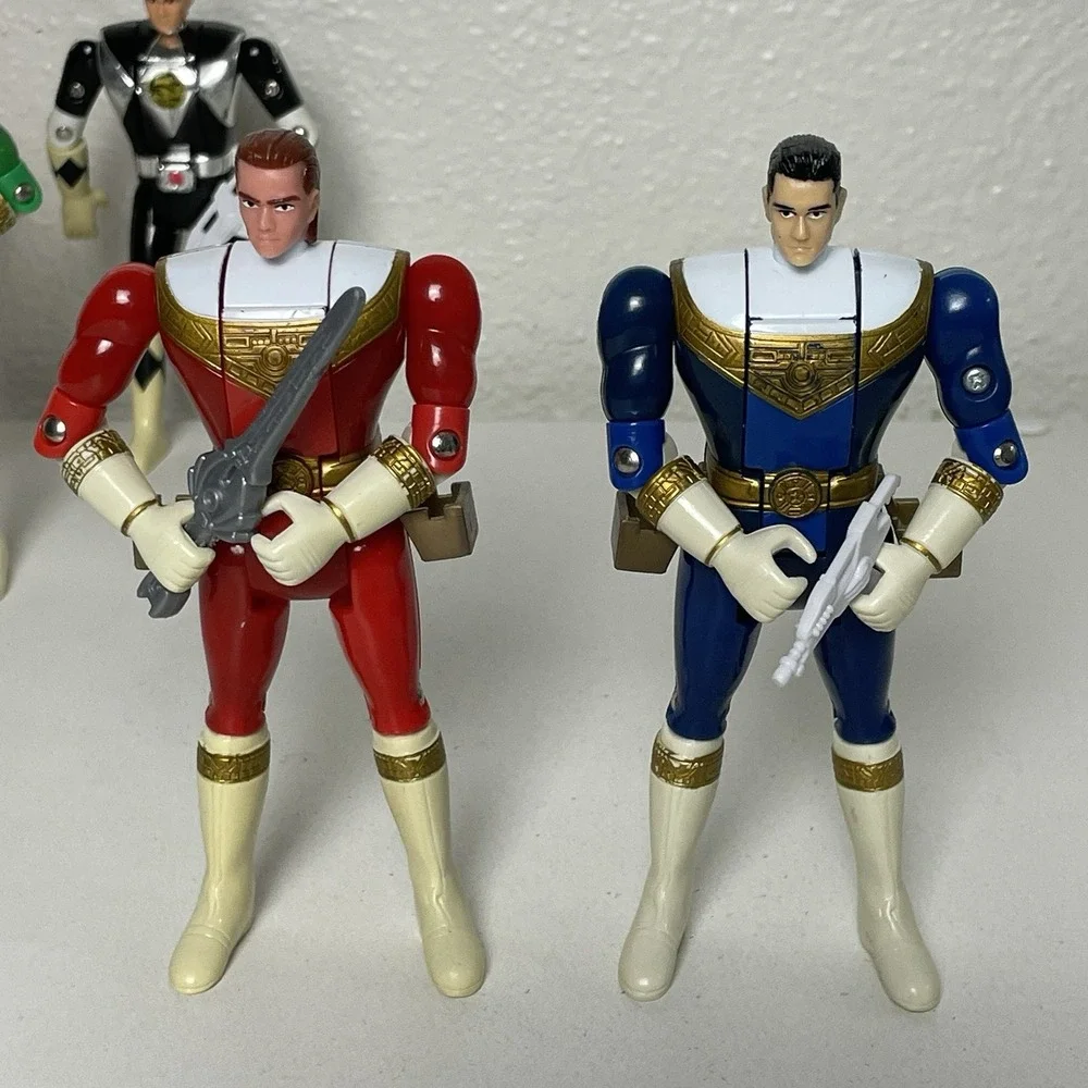 Mighty Morphin Power Rangers MMPR Action Figures Weapons Lot VINTAGE
